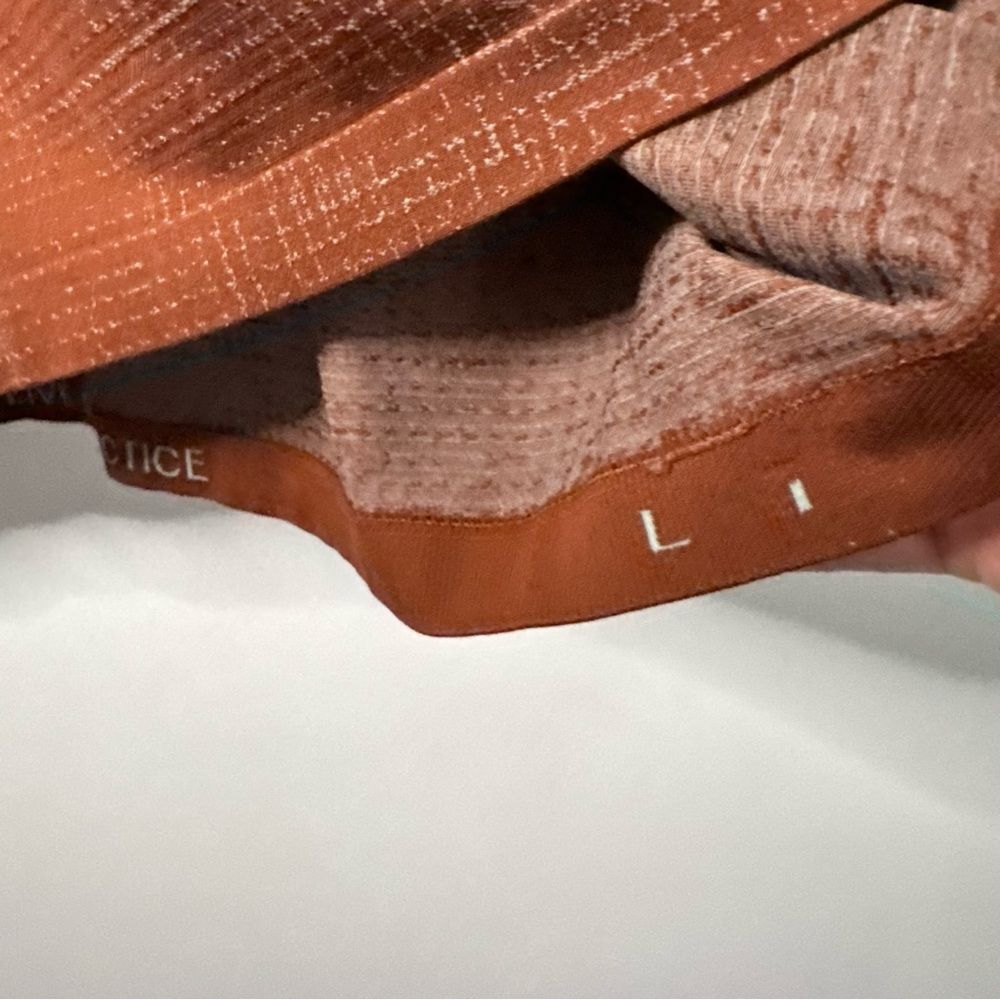 Lululemon Metal Vent Tech T-Shirt 2.0 Disrupted Grid Delicate Mint / Date Brown - Picture 5 of 7